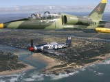 A2A_047 - above Kenton on Sea - the Sea Fury and L39 formation