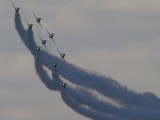 Dux2003_021 - the Red Arrows trailing smoke