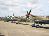 FL2006_011 - ahhhh - heaven. ELEVEN Spitfires lined up