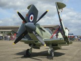 FL2006_012 - a Seafire with folded wings