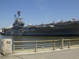 Intrepid_001 - USS Intrepid a permanent floating museum in New York on the Hudson River