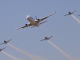 Swartkop_007 - the Silver Falcons in formation with an SAA Boeing 737
